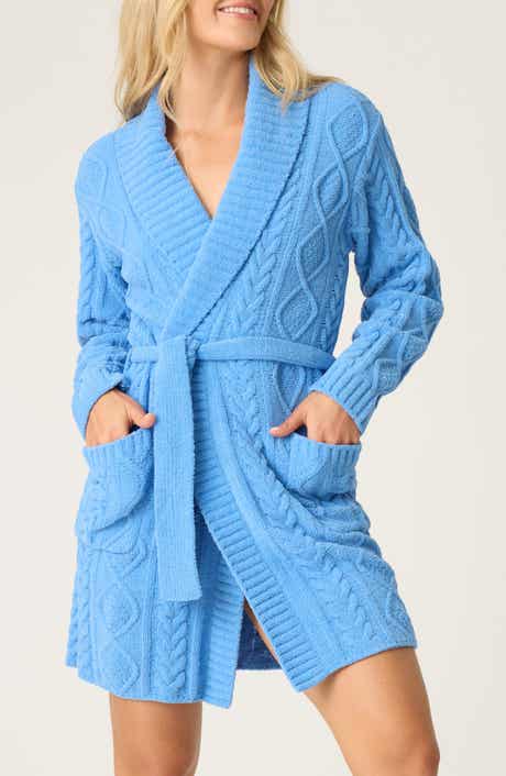 PJ Salvage Cozy Chenille Cable Knit Robe
