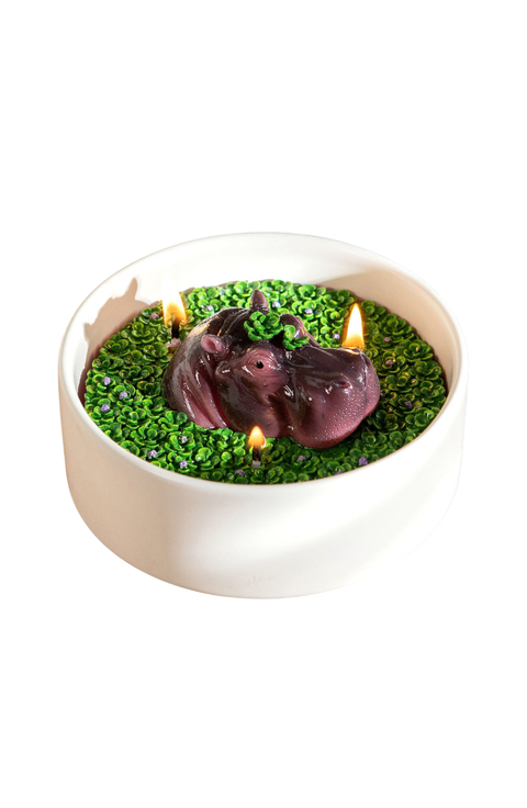 Hippo Candle Bowl