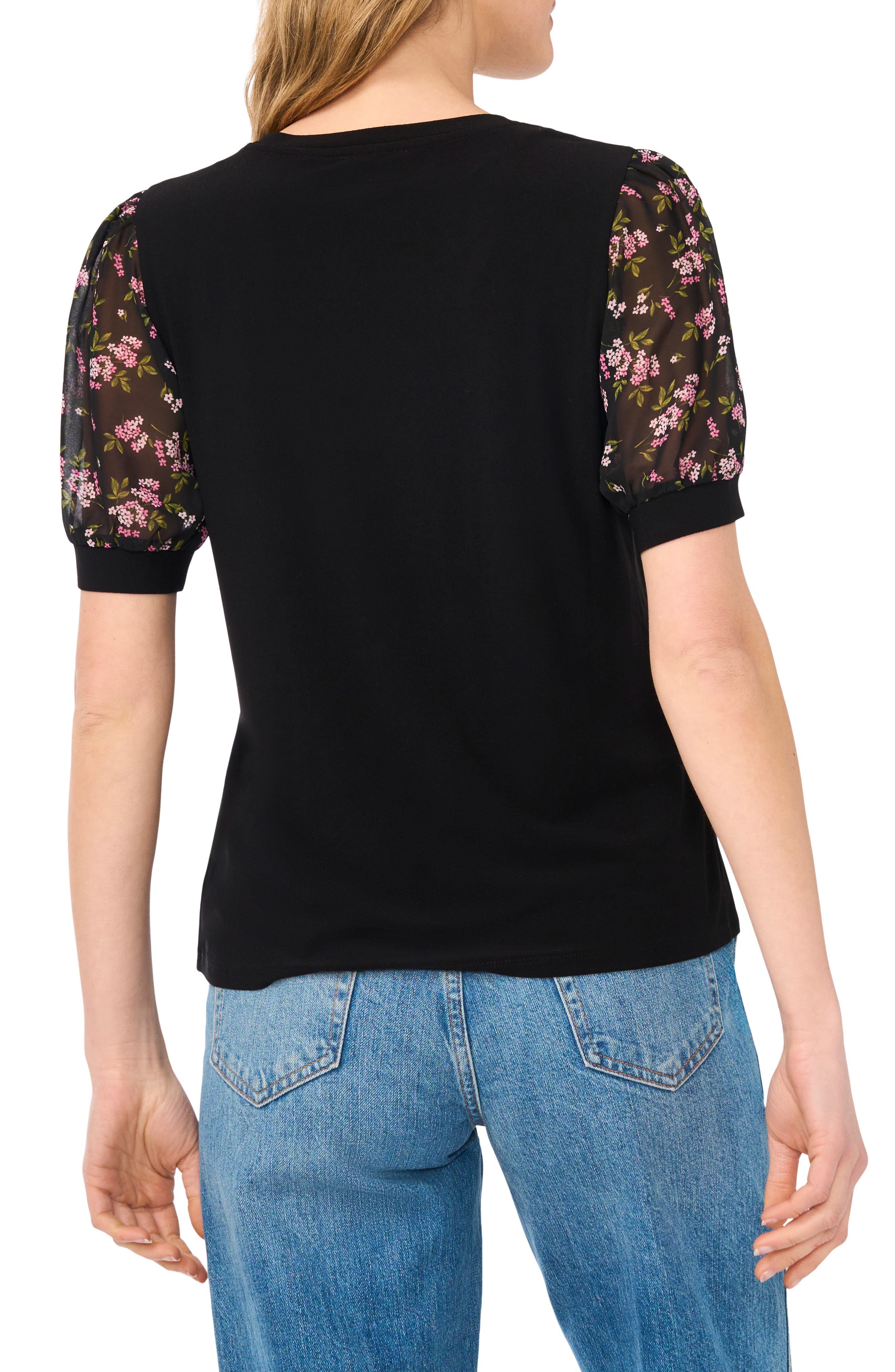 Printed Short Sleeve Top - image 2