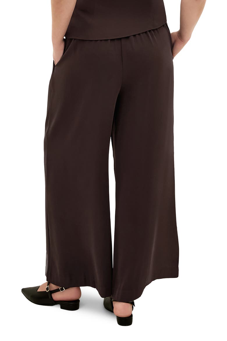 Jett Pleated Wide Leg Pants, Alternate, color, ESPRESSO