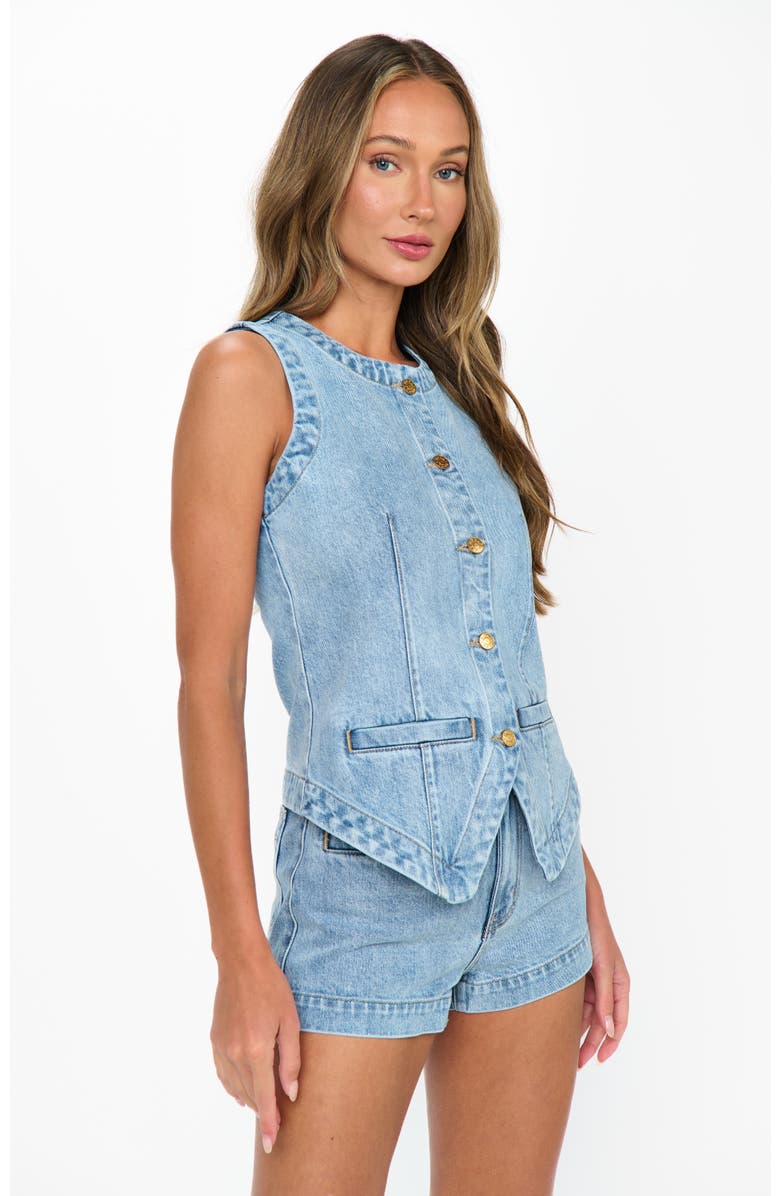 Show Me Your Mumu Pacifica Shorts, Main, color, Slate Indigo