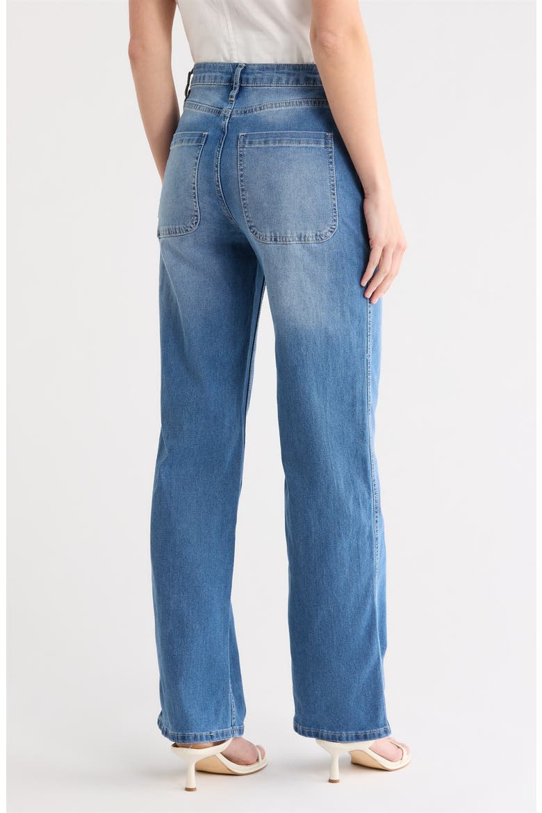 Low Slung Carpenter Jeans, Alternate, color, MED WASH