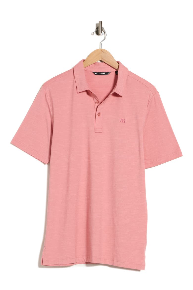 The Heater Solid Short Sleeve Performance Polo, Alternate, color, DUSTY ROSE