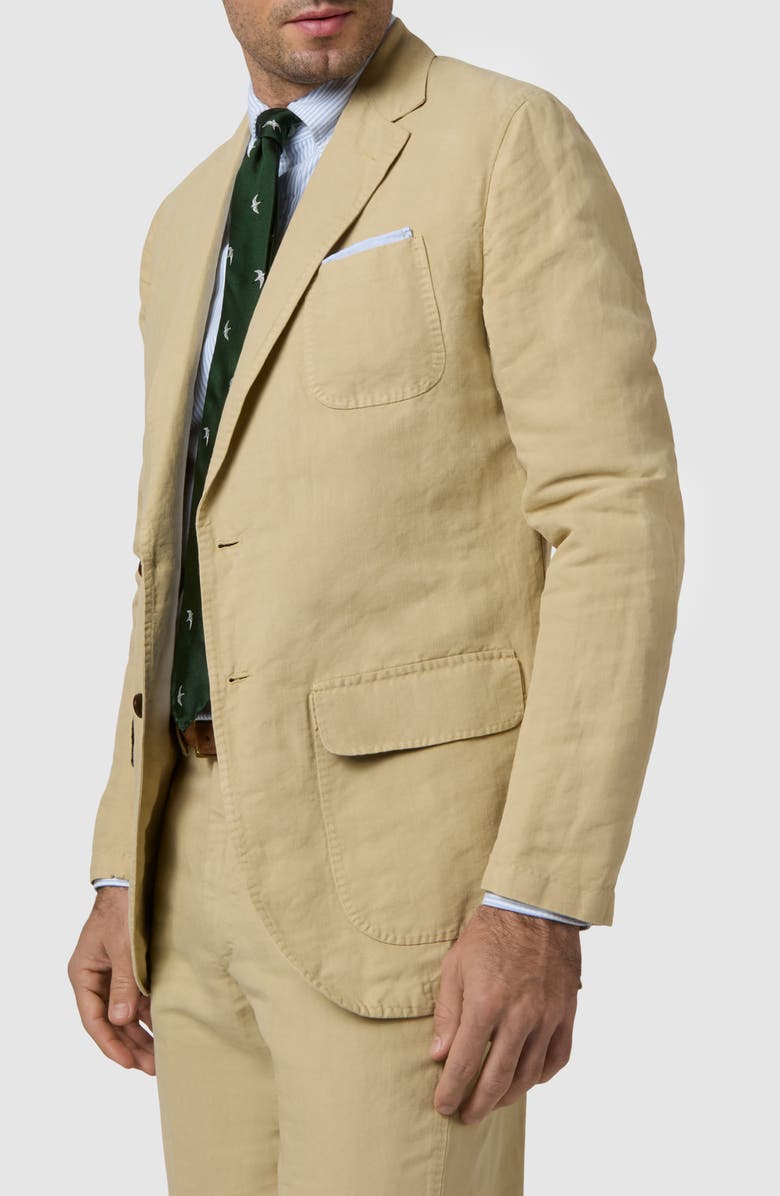 Sid Mashburn Butcher Jacket, Alternate, color, Khaki Canvas
