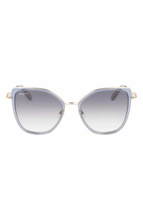 FERRAGAMO 54mm Gradient Cat Eye Sunglasses