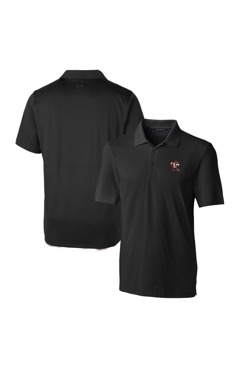 Cutter & Buck Men's Cutter & Buck Black Louisville Cardinals Forge Stretch Polo, Alternate, color,