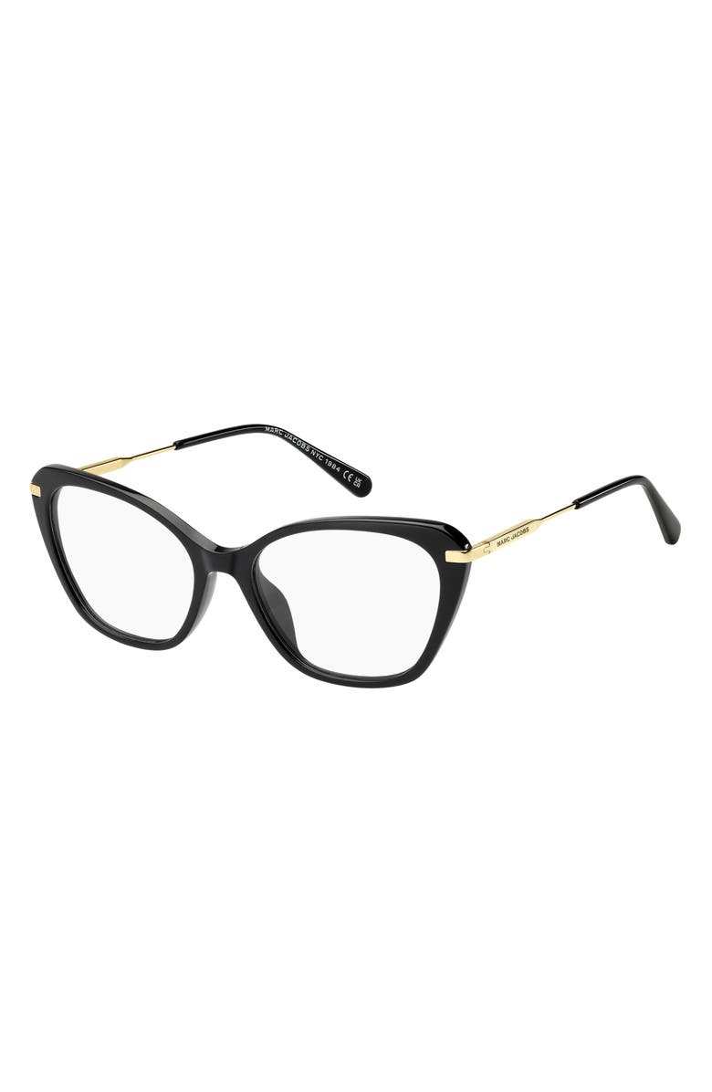 Marc Jacobs 54mm Cat Eye Optical Glasses, Alternate, color, 