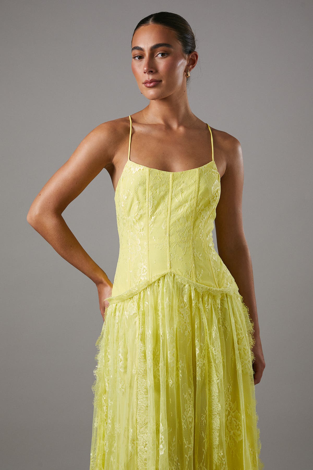 Lace Cami Maxi Dress - image 2
