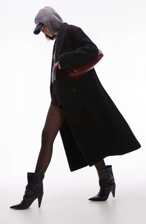 Topshop Brushed Coat