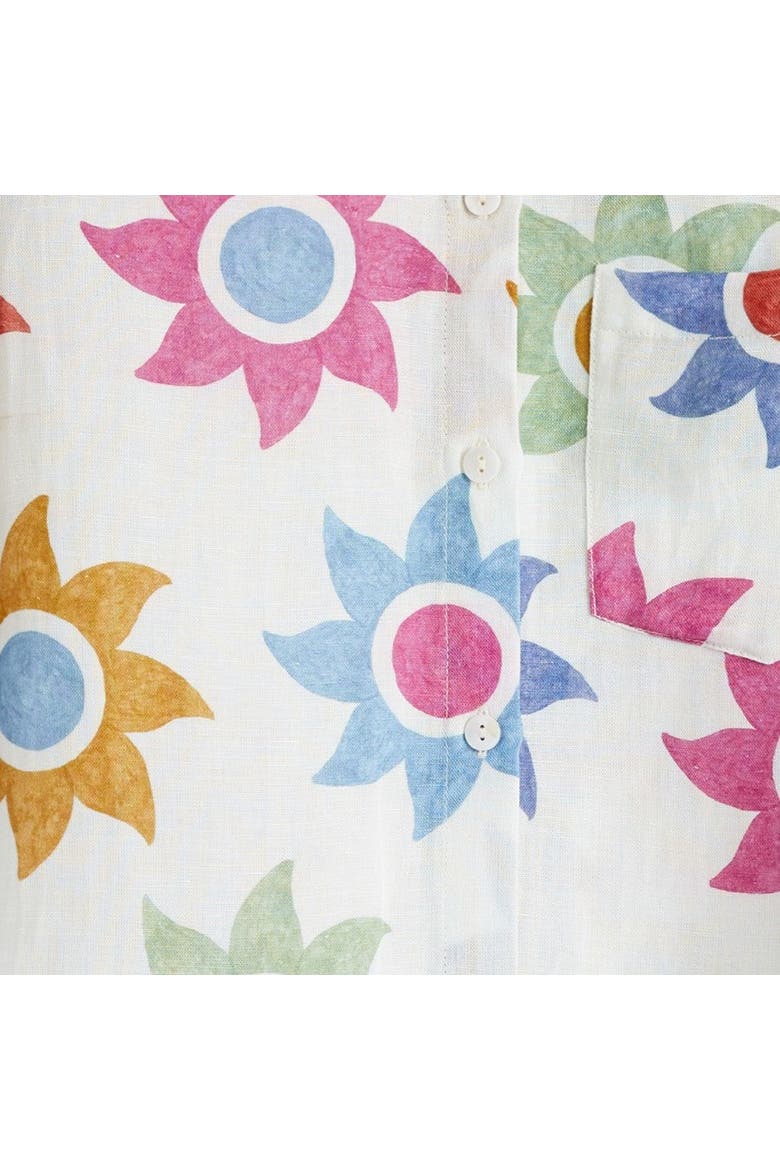 Cotton Sol Shirt, Alternate, color, Cream/Multi