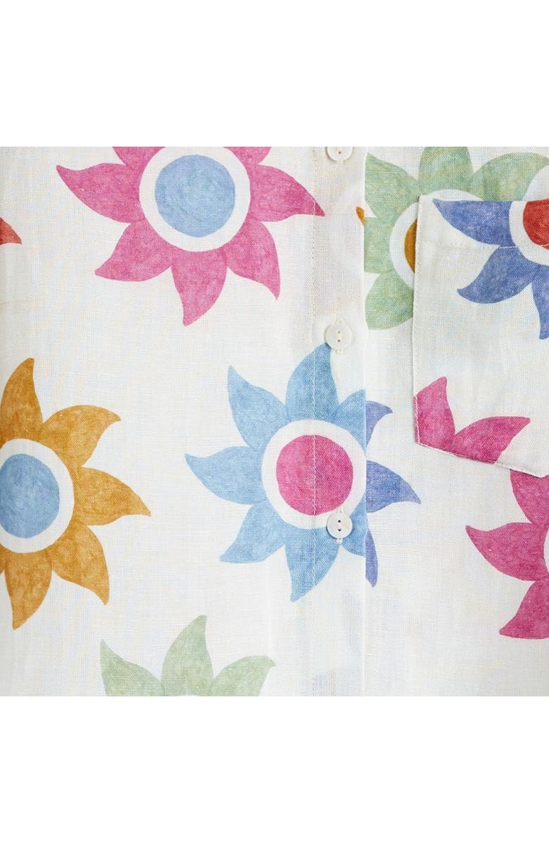 Chinti & Parker Cotton Sol Shirt, Alternate, color, Cream/Multi