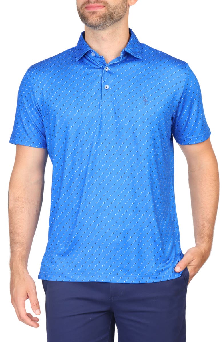 TailorByrd Golf Clubs Performance Polo, Main, color, Admiral Blue