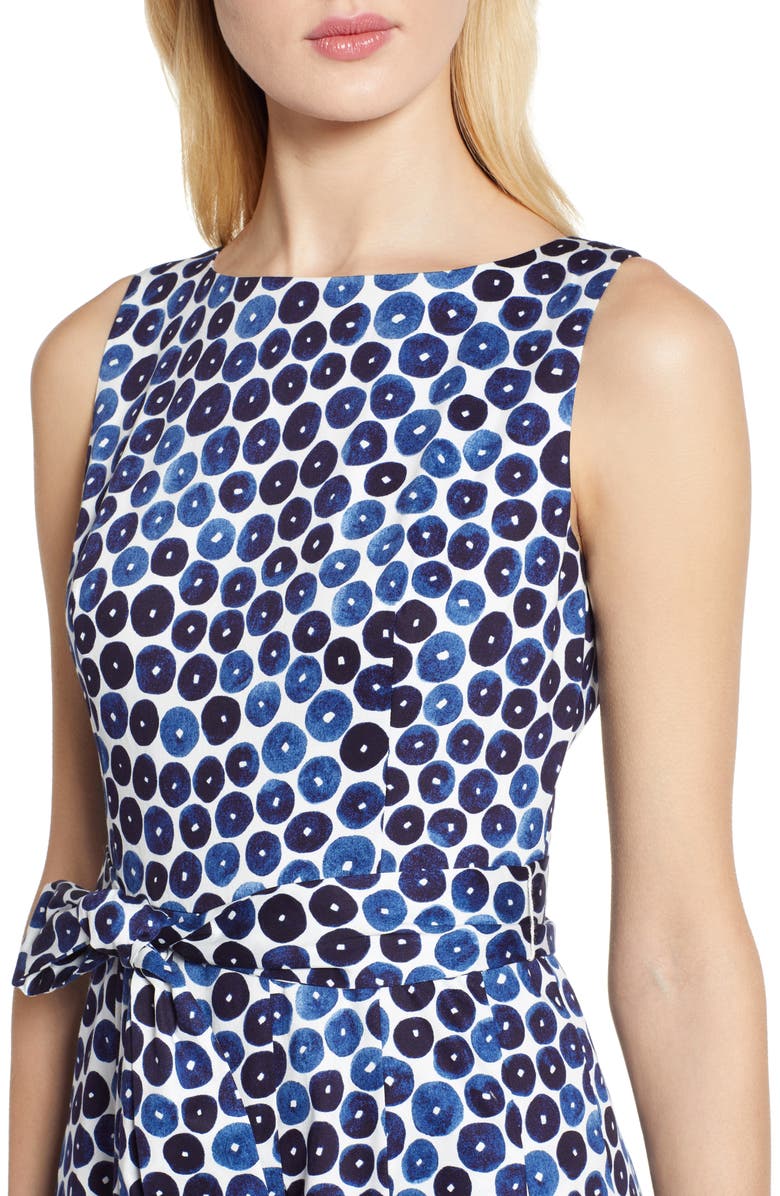 Anne Klein Neroli Print Fit & Flare Dress, Alternate, color, 