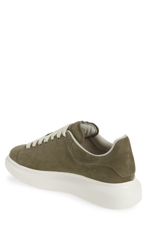 Alexander Mcqueen Oversized Sneaker In Warm Grey