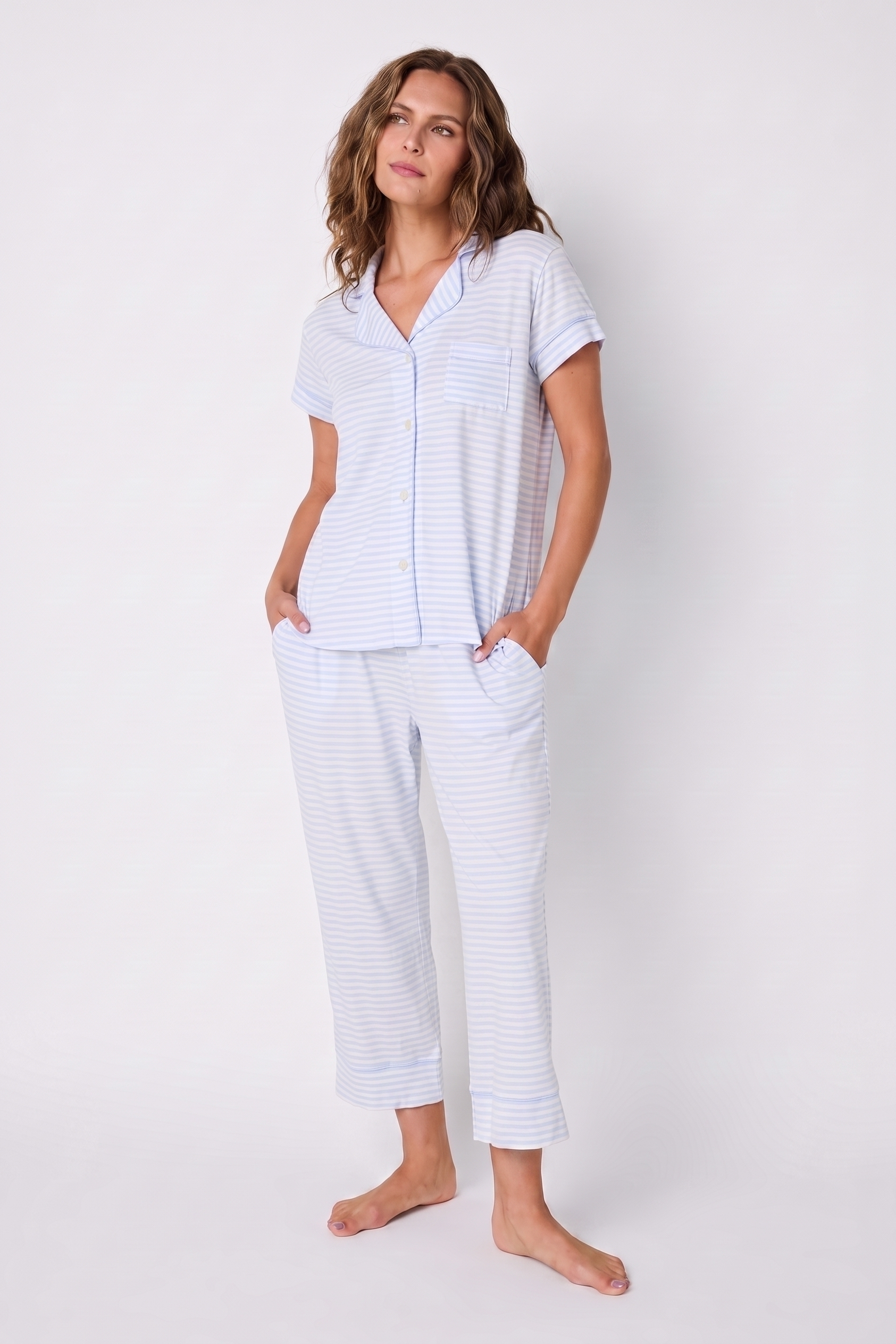 Essential Stripe Heavenly Blue
