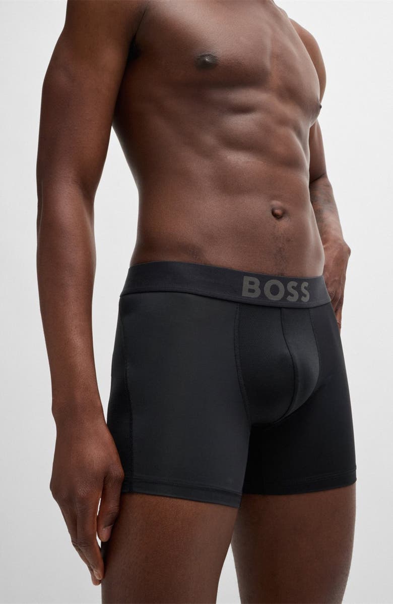 BOSS 3-Pack Stretch Boxer Briefs, Alternate, color,