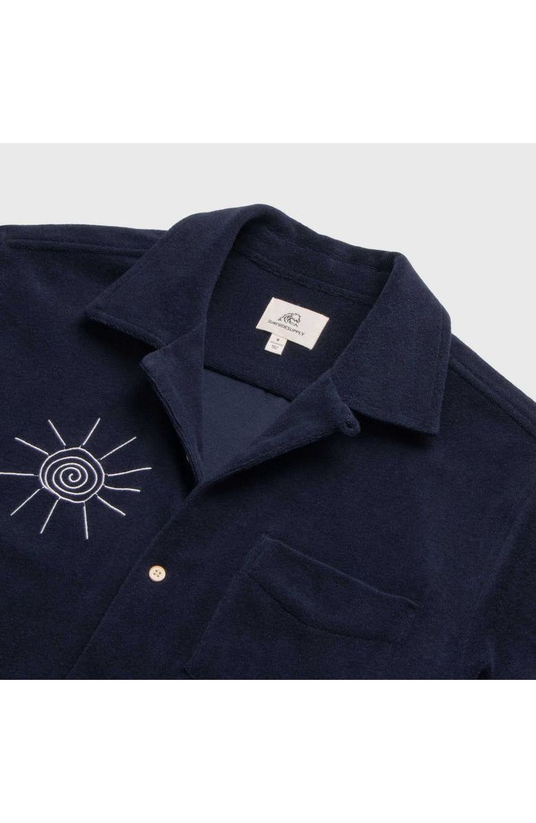 Surfside Supply Co. Mariner Terry Camp Collar Shirt, Alternate, color, 