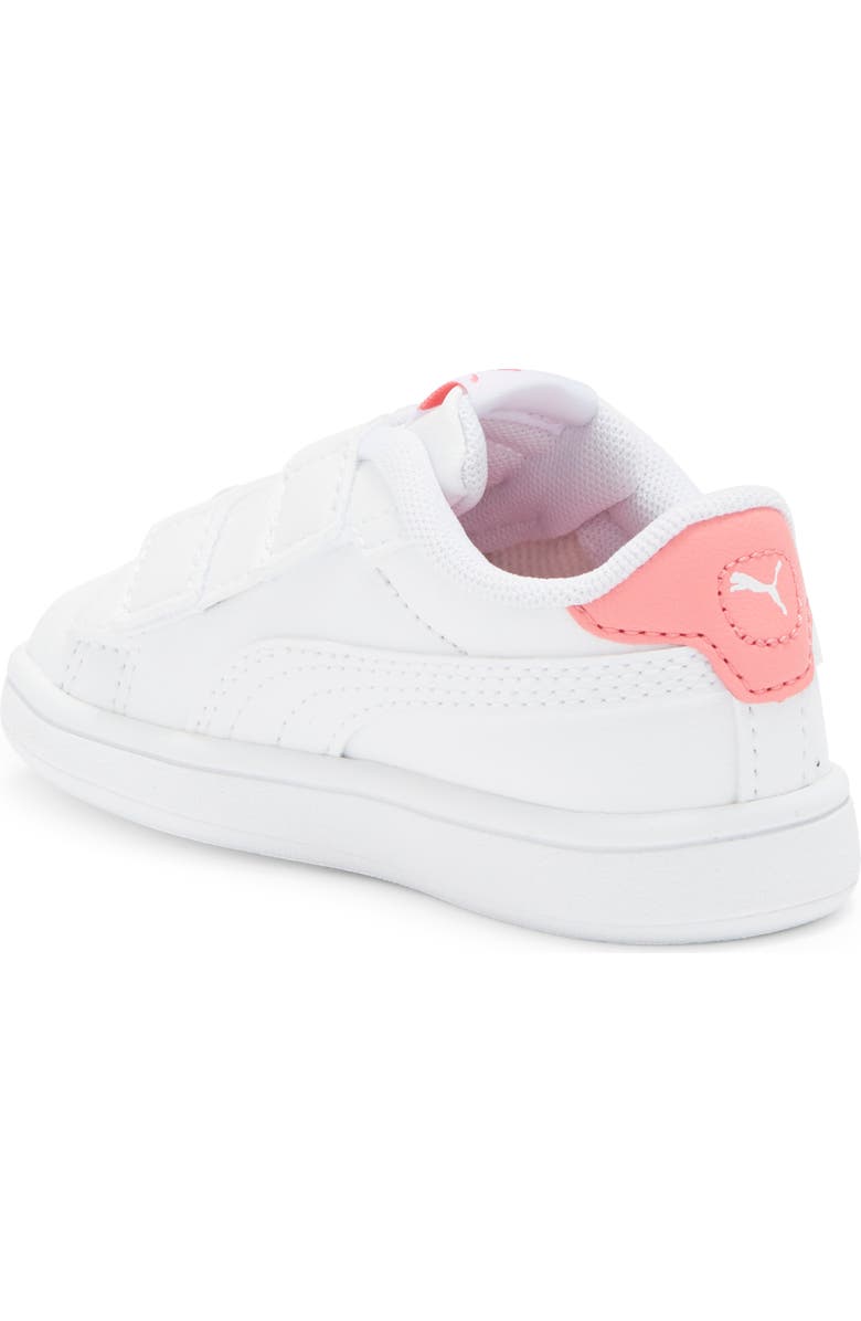 PUMA Kids' Smash Badges Dual Strap Sneaker, Alternate, color, White