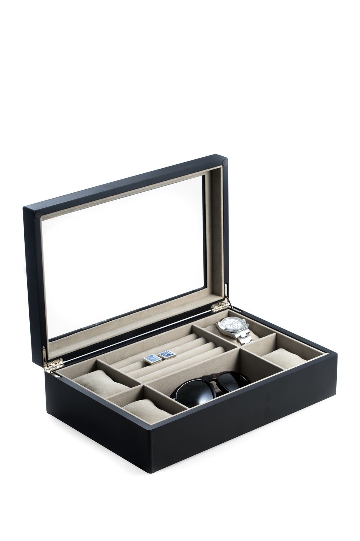 Bey-Berk Matte Black Watch Case