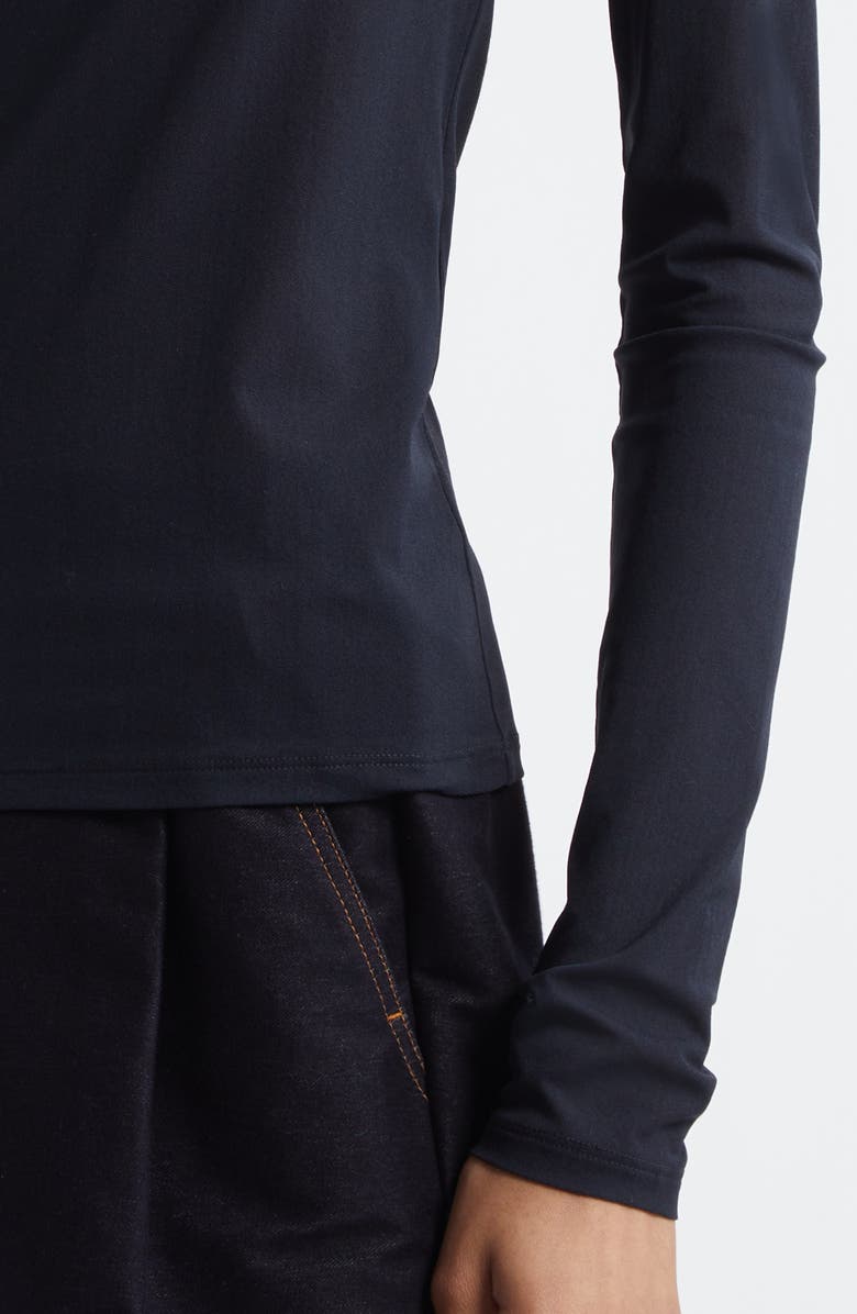 MM by Max Mara Ubaldo Long Sleeve T-Shirt, Alternate, color, Navy