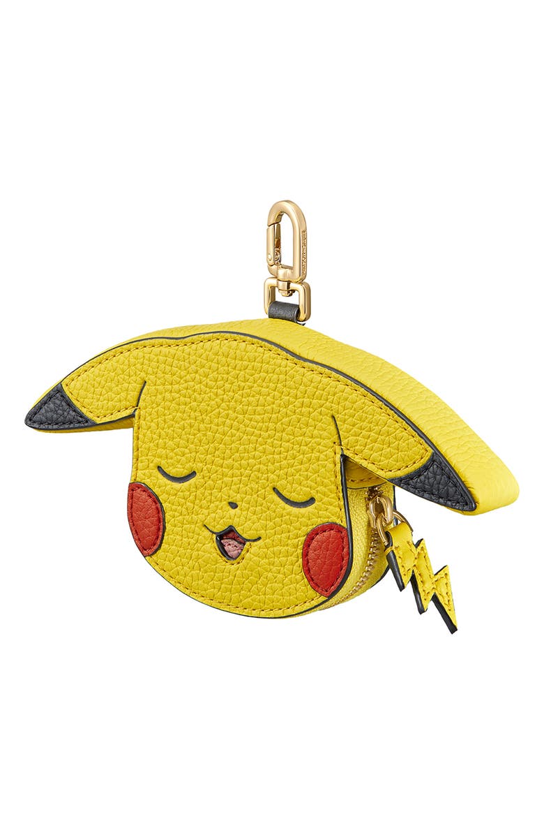 MAISON de SABRÉ Leather Coin Purse, Alternate, color, Pikachu