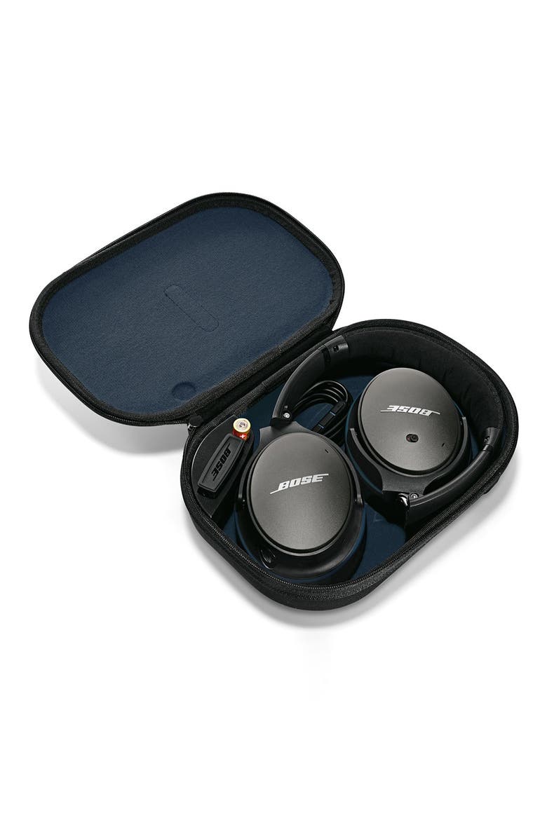QuietComfort® 25 Acoustic Noise Cancelling® iOS Headphones, Alternate, color, BLACK