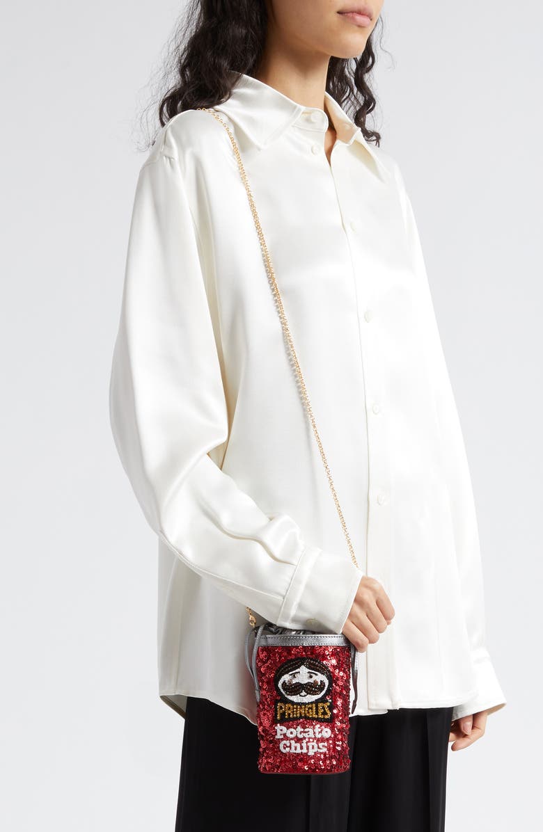 Anya Hindmarch Potato Chips Bucket Bag, Alternate, color,