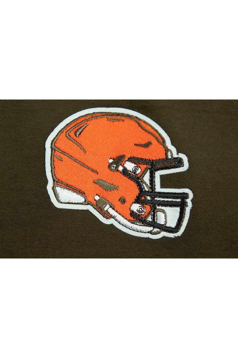 Women's Pro Standard  Brown Cleveland Browns Ombre Wordmark Classic Cropped Tank Top, Alternate, color, Brown
