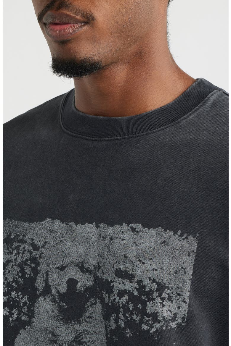 Cute Dog Cotton Graphic T-Shirt, Alternate, color, BLACK FADE