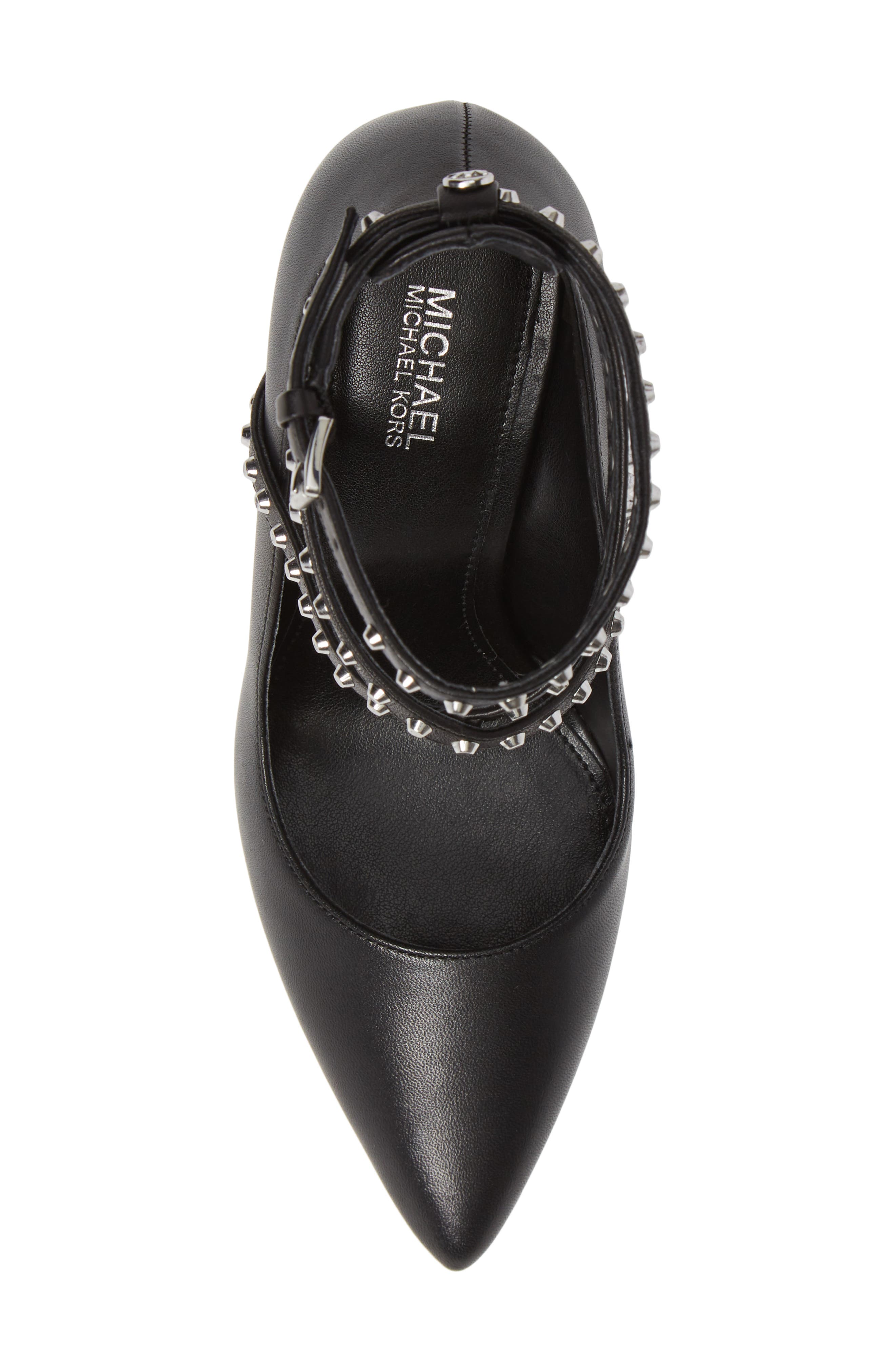 MICHAEL Michael Kors Jeannie Studded Ankle Wrap Pump, Alternate, color, 