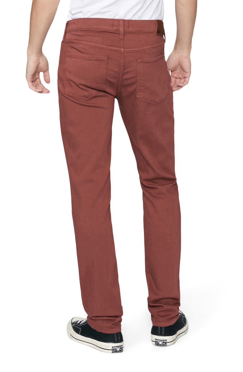 PAIGE Federal Transcend Slim Straight Leg Jeans, Alternate, color, Cherrycola