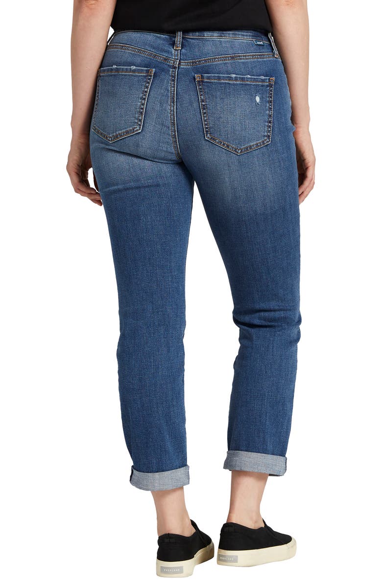 JAG Carter Mid Rise Crop Girlfriend Jeans, Alternate, color, 