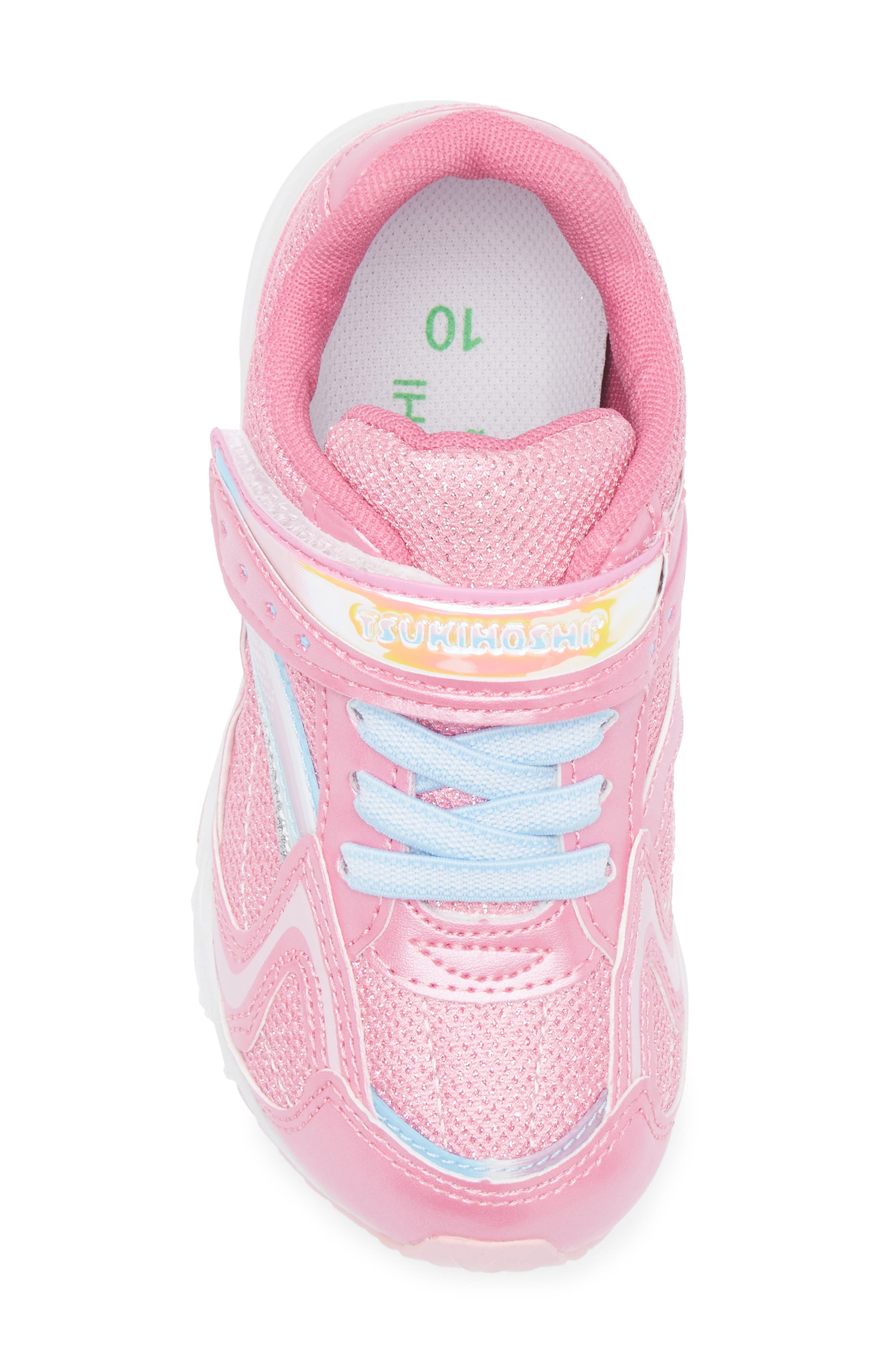 Tsukihoshi Glitz Washable Sneaker, Alternate, color, Pink/ Light Blue