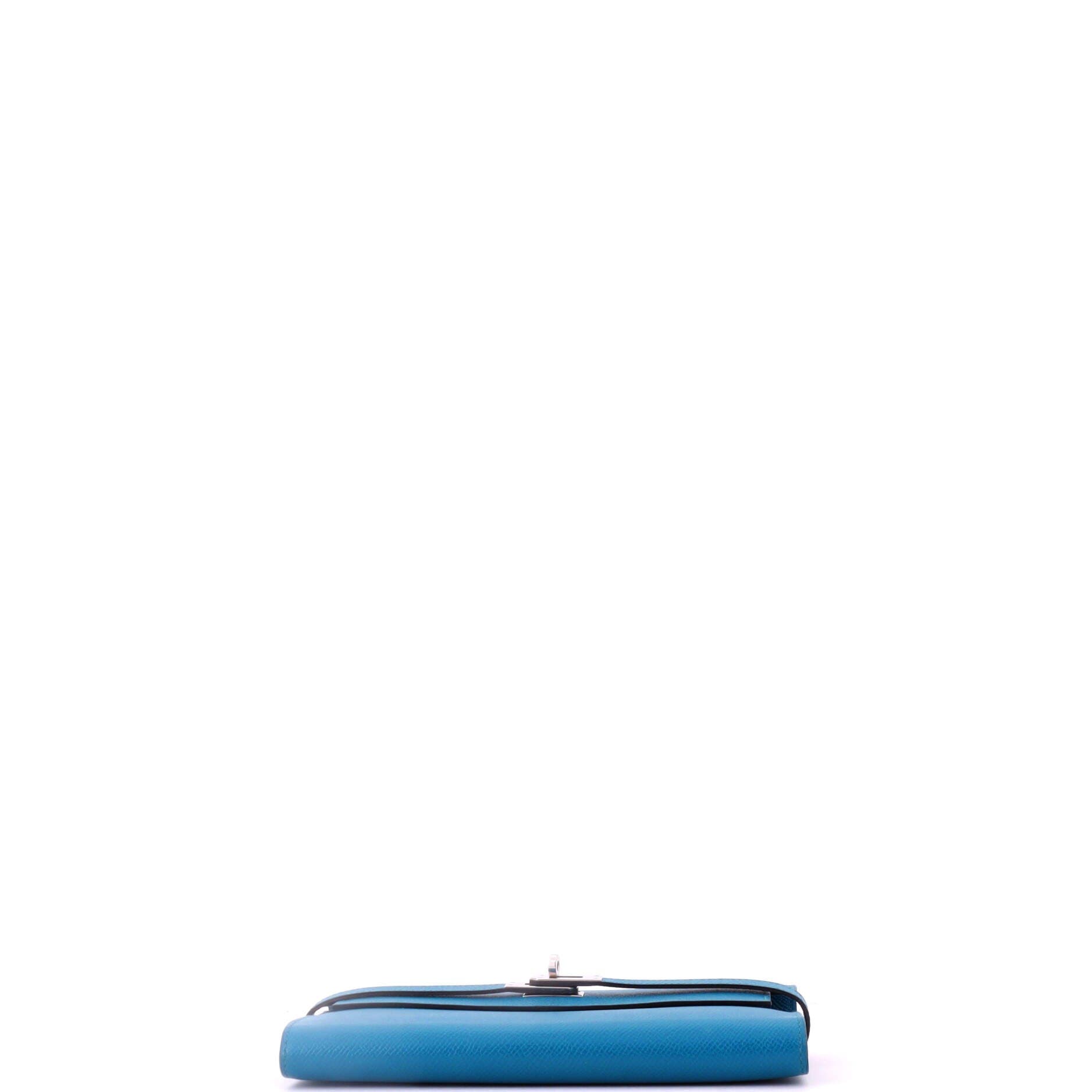Kelly Wallet Epsom Long, Alternate, color, Blue