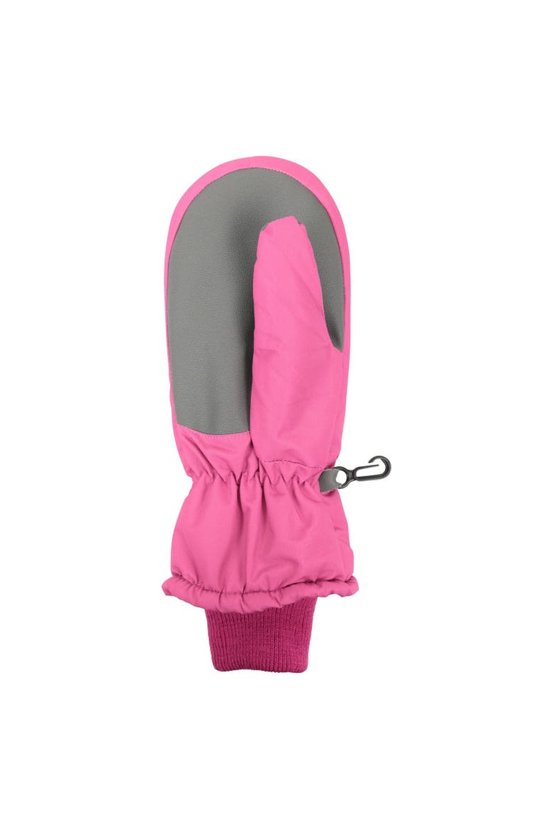 Critter Unicorn Ski Mittens, Alternate, color, Pink