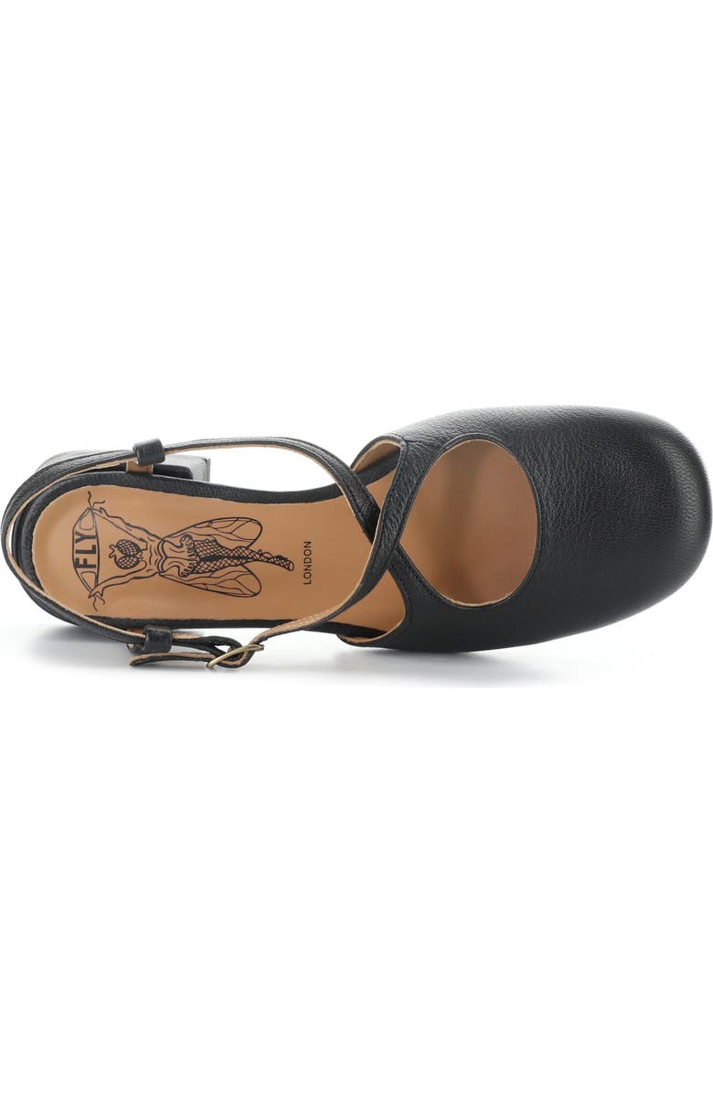 Fly London Cark Ankle Strap Pump, Alternate, color, 004 Black