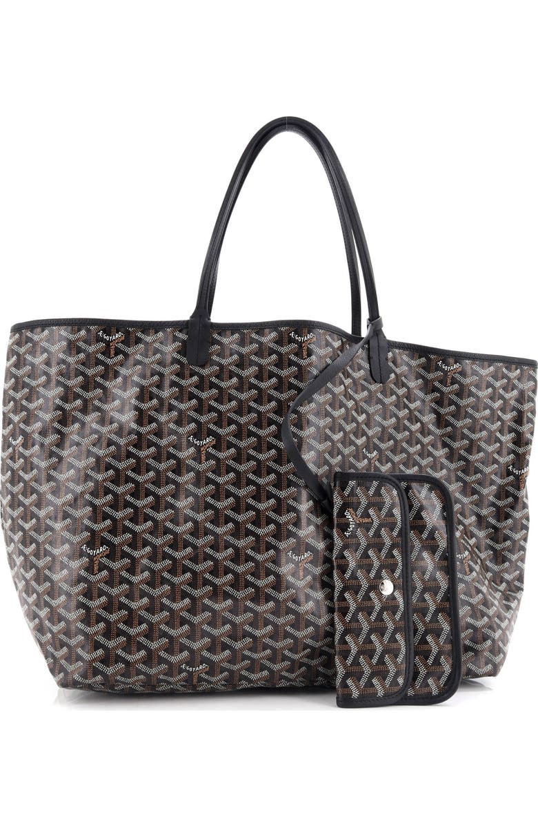 Pre-Owned Goyard Saint Louis Tote Printed Coated Canvas GM, Alternate, color,