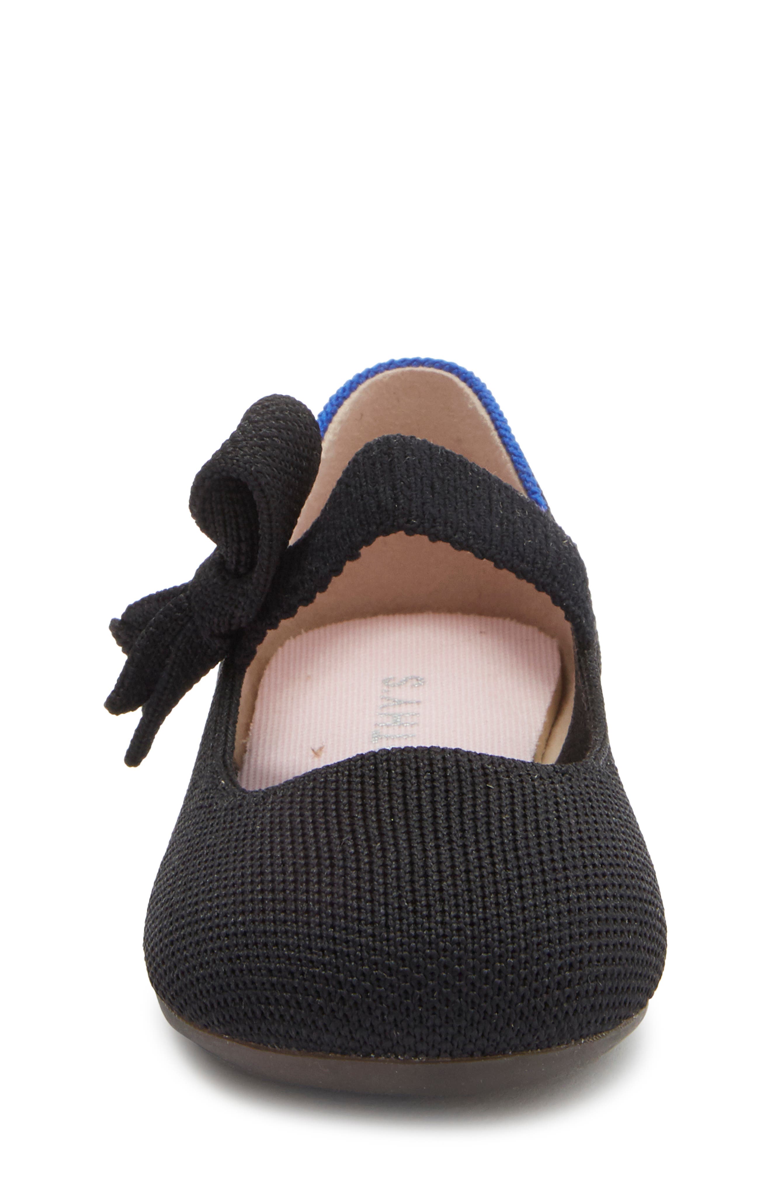 Rothy's The Kids' Tux Bow Mary Jane Flat, Alternate, color, Black