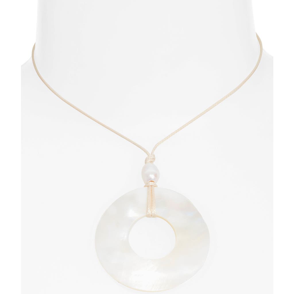 Frasier Sterling Monaco Circle Pendant Necklace