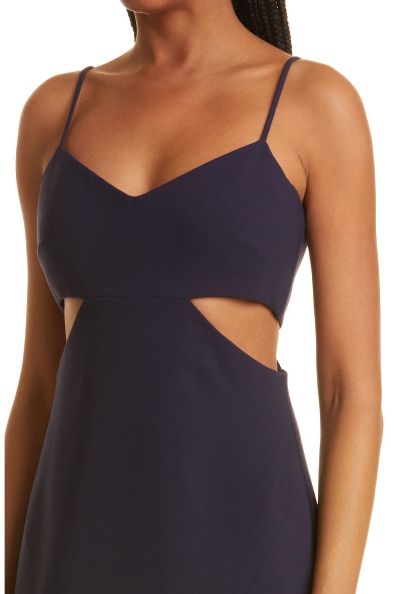 Kimmie Cutout Dress, Alternate, color, NAVY