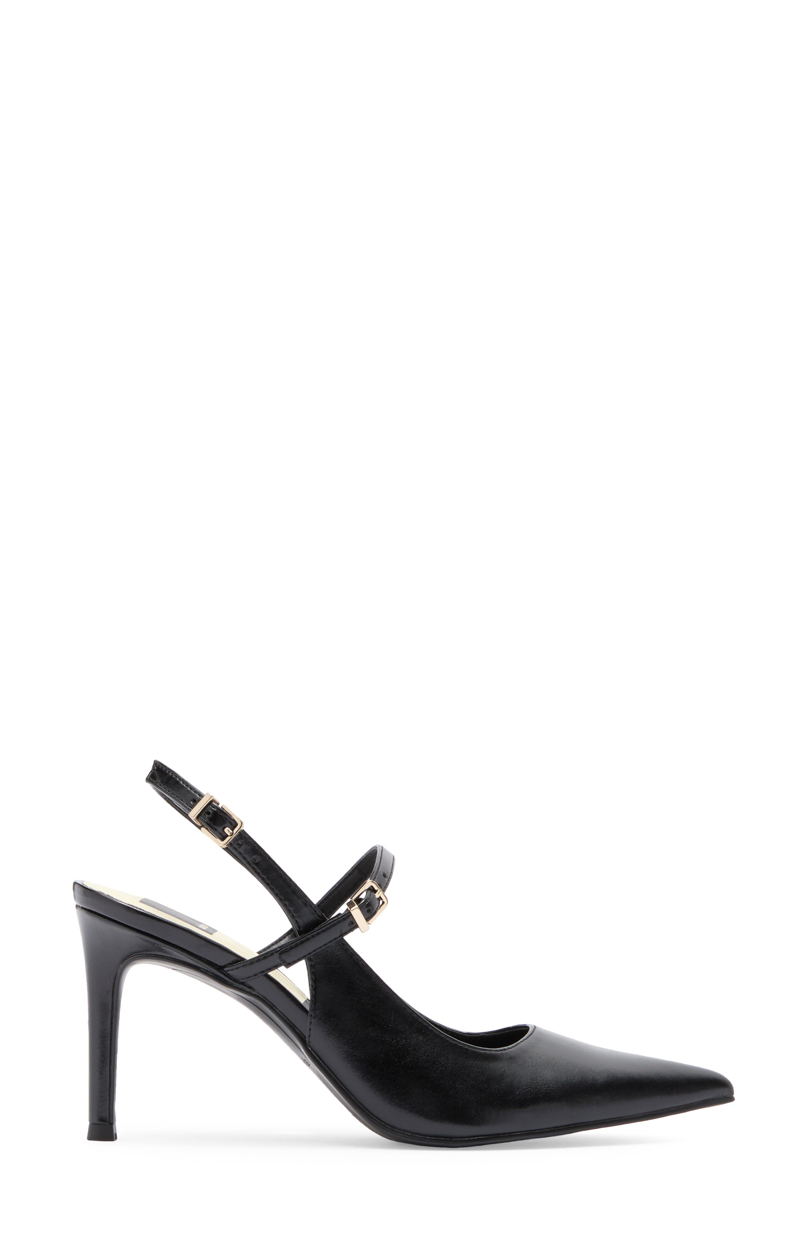 Dolce Vita Kieran Slingback Pump, Alternate, color, Black Patent Stella