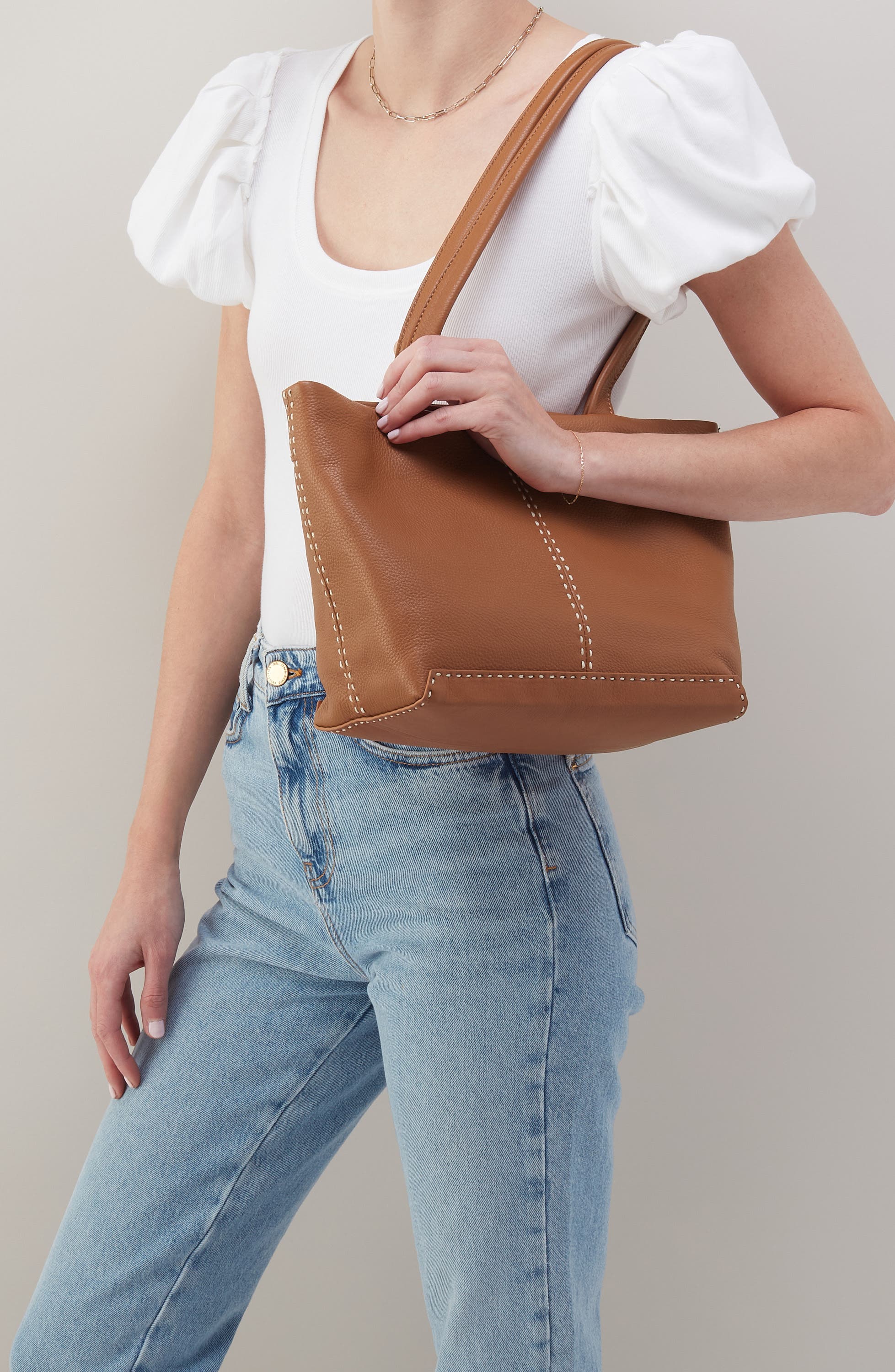 Austin Leather Tote, Alternate, color, WARM HONEY