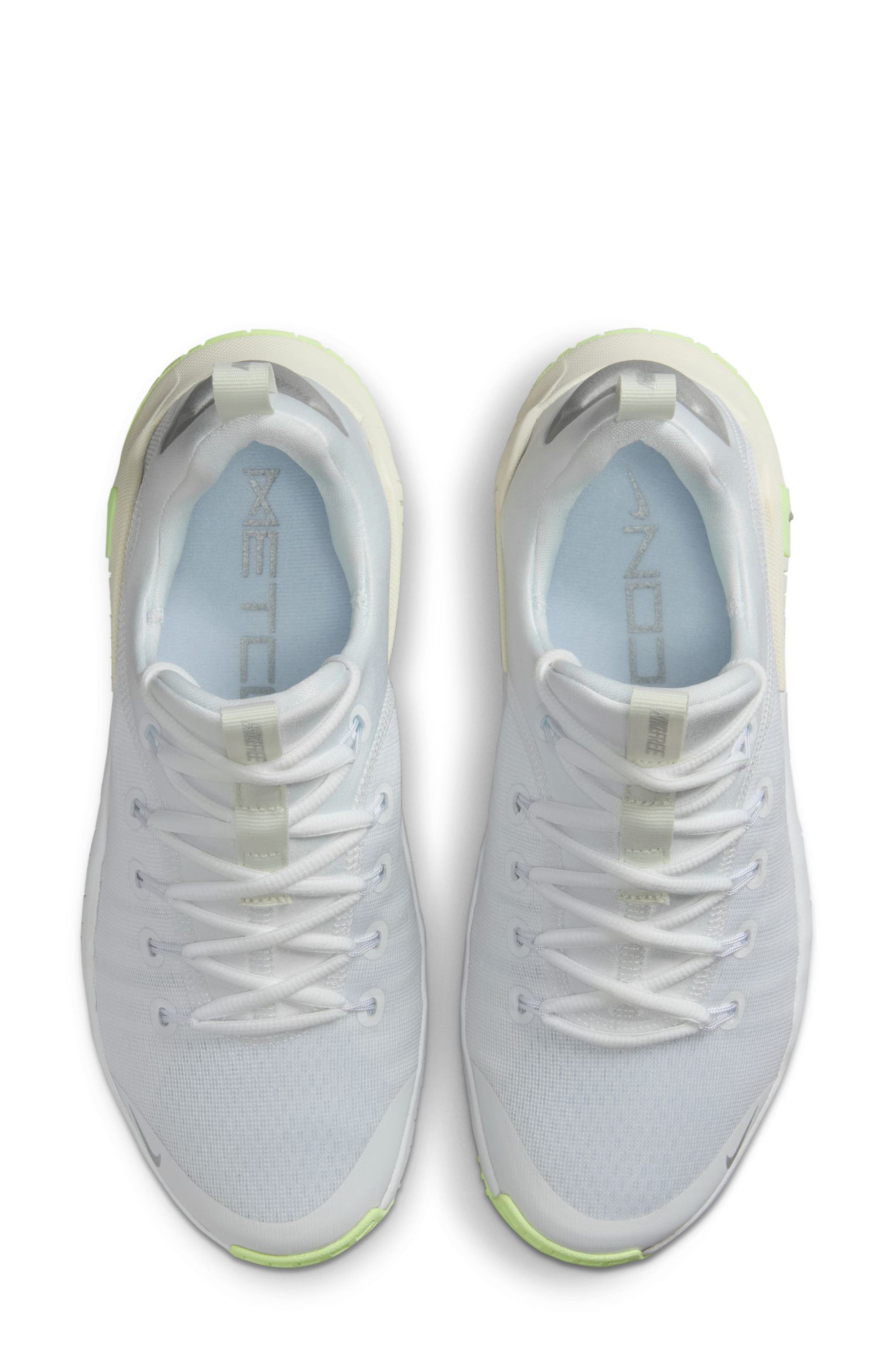 Nike Free Metcon 6 Training Shoe, Alternate, color, White/ Silver/ Volt/ Sail