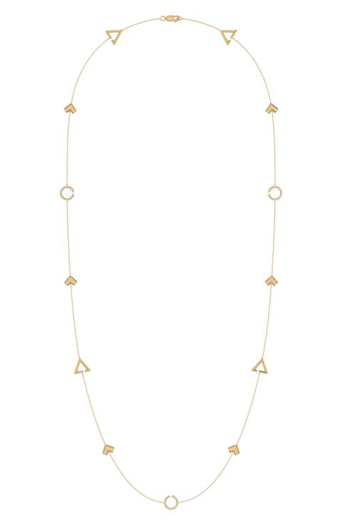 Avani Skyline Diamond Station Necklace