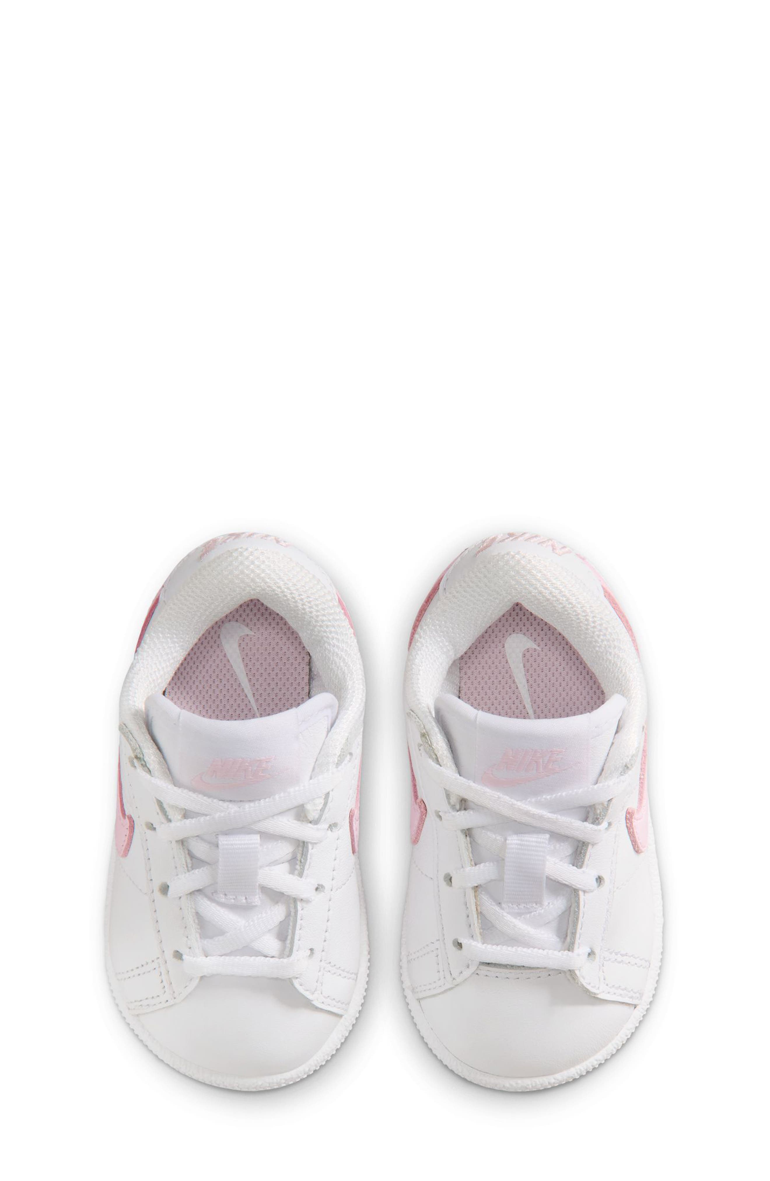 Nike Kids' Tennis Classic Sneaker, Alternate, color, White/ Pink Foam