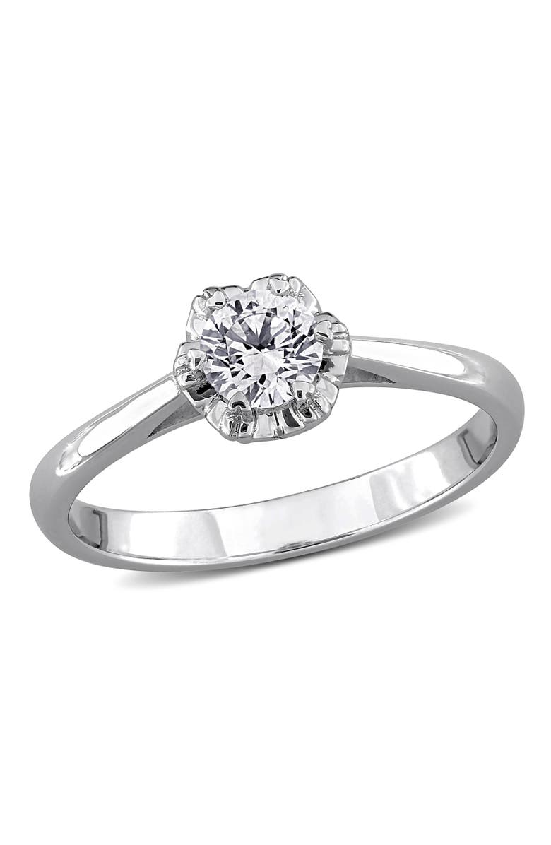 Julianna B. 3/8 ctw Lab-Grown Diamond Engagement Ring 18k, Main, color, White Gold