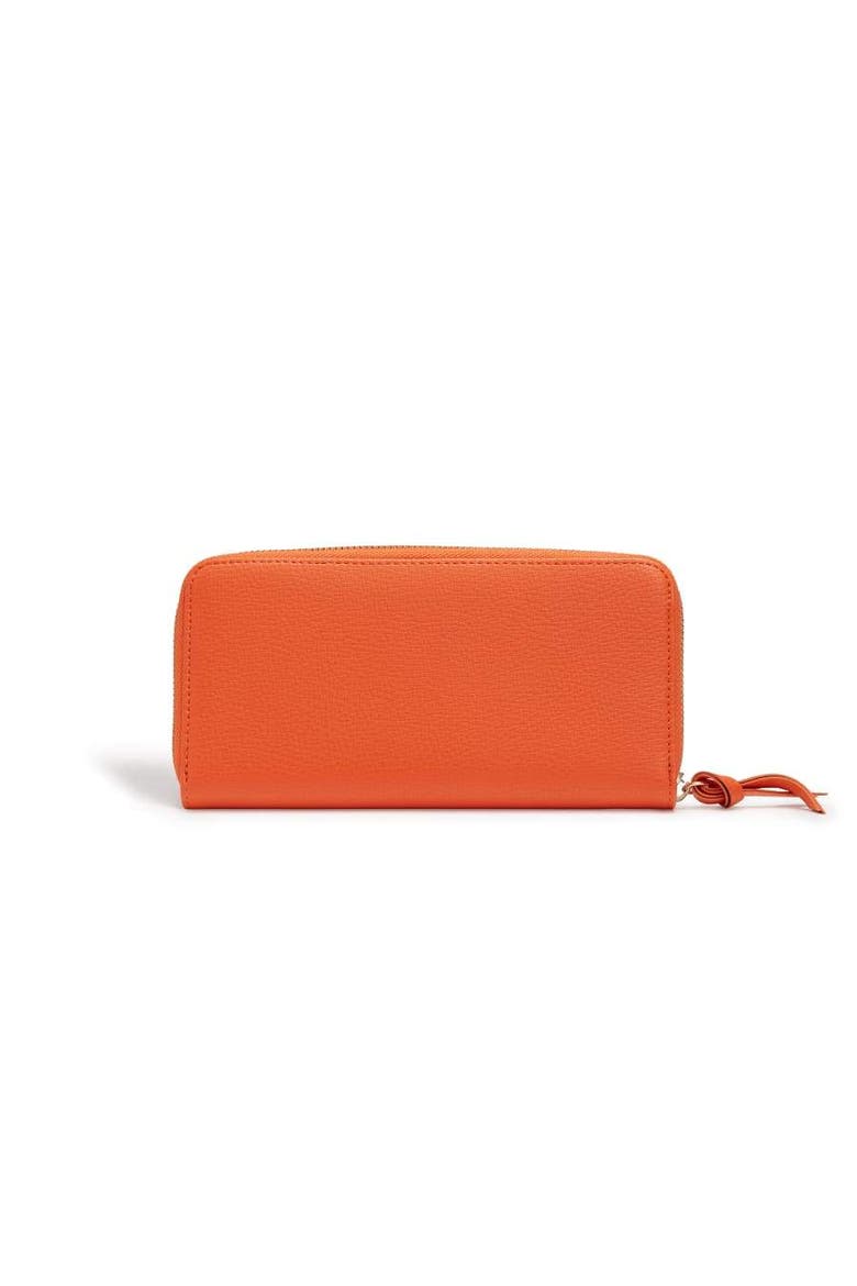 Serene Vegan Zip Around Wallet, Alternate, color, Sunset