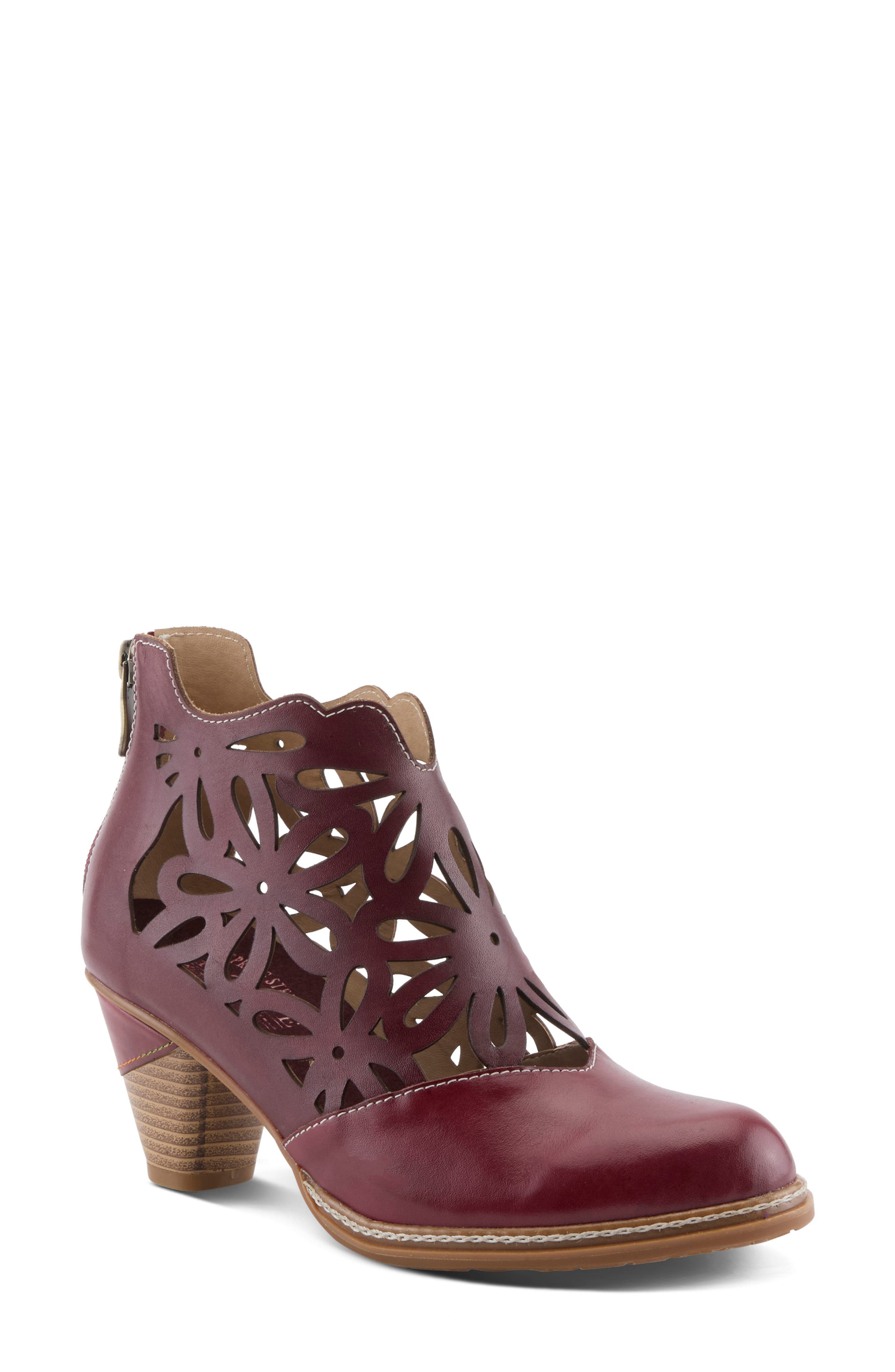 Feelin' Free Bootie, Main, color, BORDEAUX