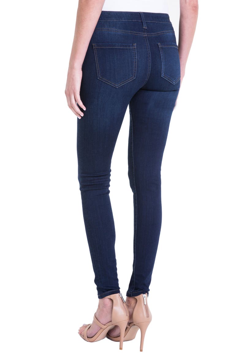 Abby Skinny Jeans, Alternate, color, DOHENY DARK