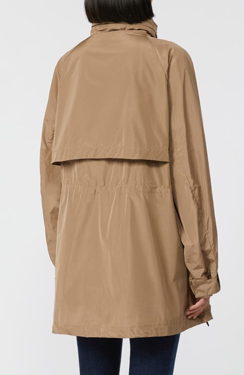Weekend Max Mara Omens Marron Glace Arley Hooded Shell Coat In Brown